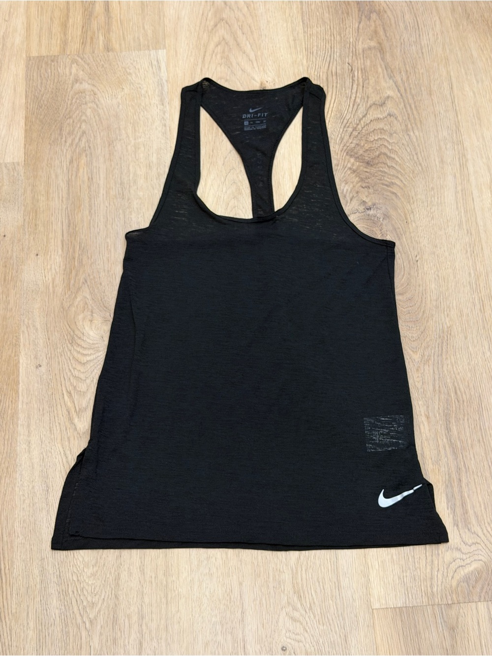 Nike Black Dri-FIT Lightweight Racerback Tank